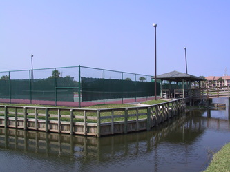 Pond wall Ocean and Racquet Resort